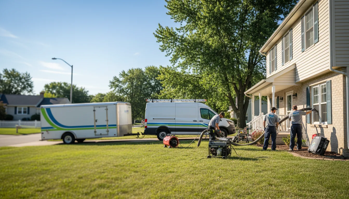 Flooded Basement Restoration And Cleanup With Repair in Valley Falls, KS near me
